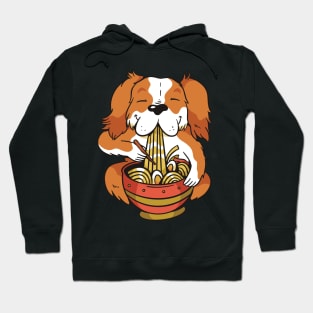 Cavalier King Charles Spaniel Ramen Noodles Hoodie